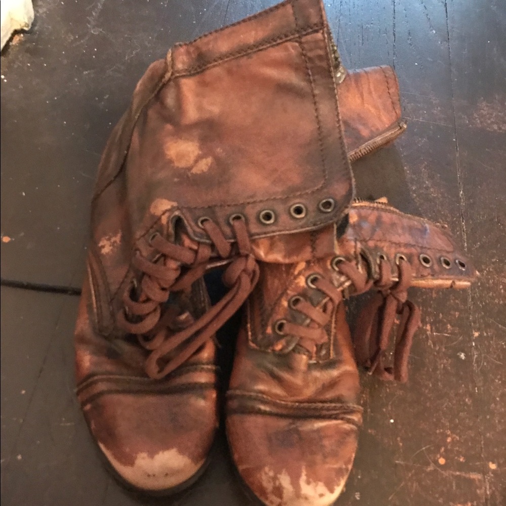 Steve Madden combat boots