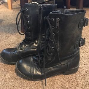 Black Combat Boots