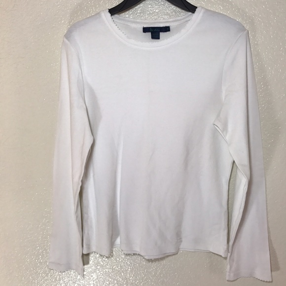 Boden Long Sleeve Top White Sz S - Picture 1 of 4