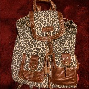 Cheetah Print Backpack
