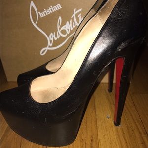 Christian Louboutin Daffodile 160 kid black