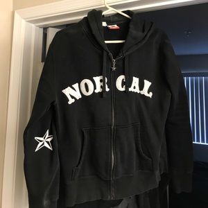 NorCal zip up hoodie