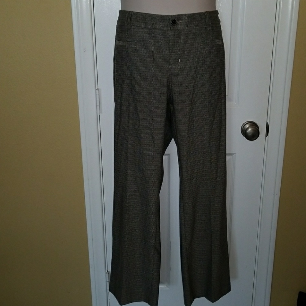 CAbi #177R Barrister trousers gray tweed Size 16
