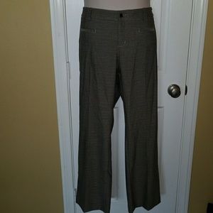 CAbi #177R Barrister trousers gray tweed Size 16