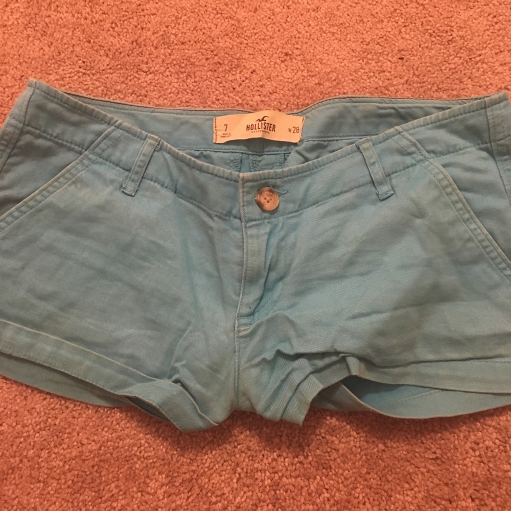 Hollister Bright Blue Short Shorts