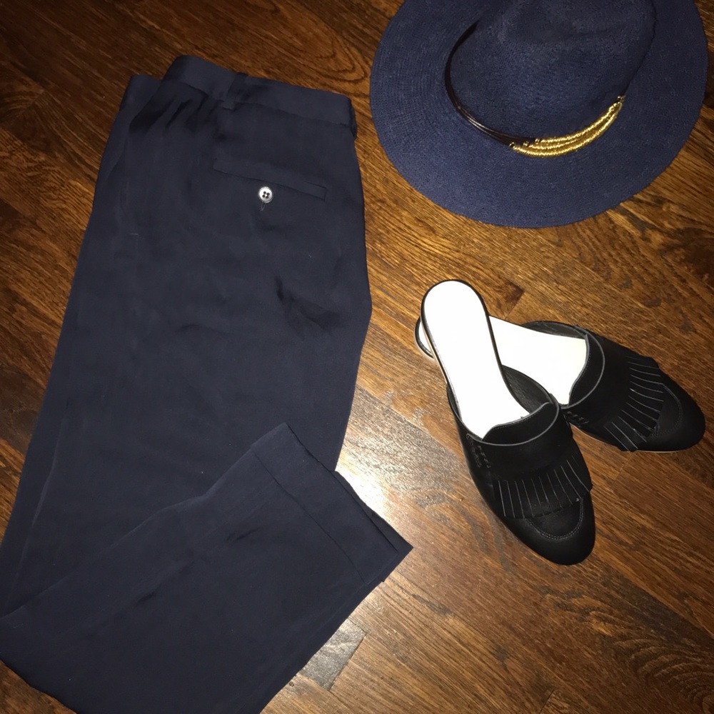 Theory Silk Trousers