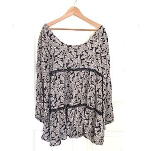 Bell Sleeve Boho Dress