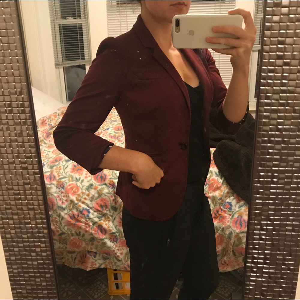 Maroon/Cabernet Blazer