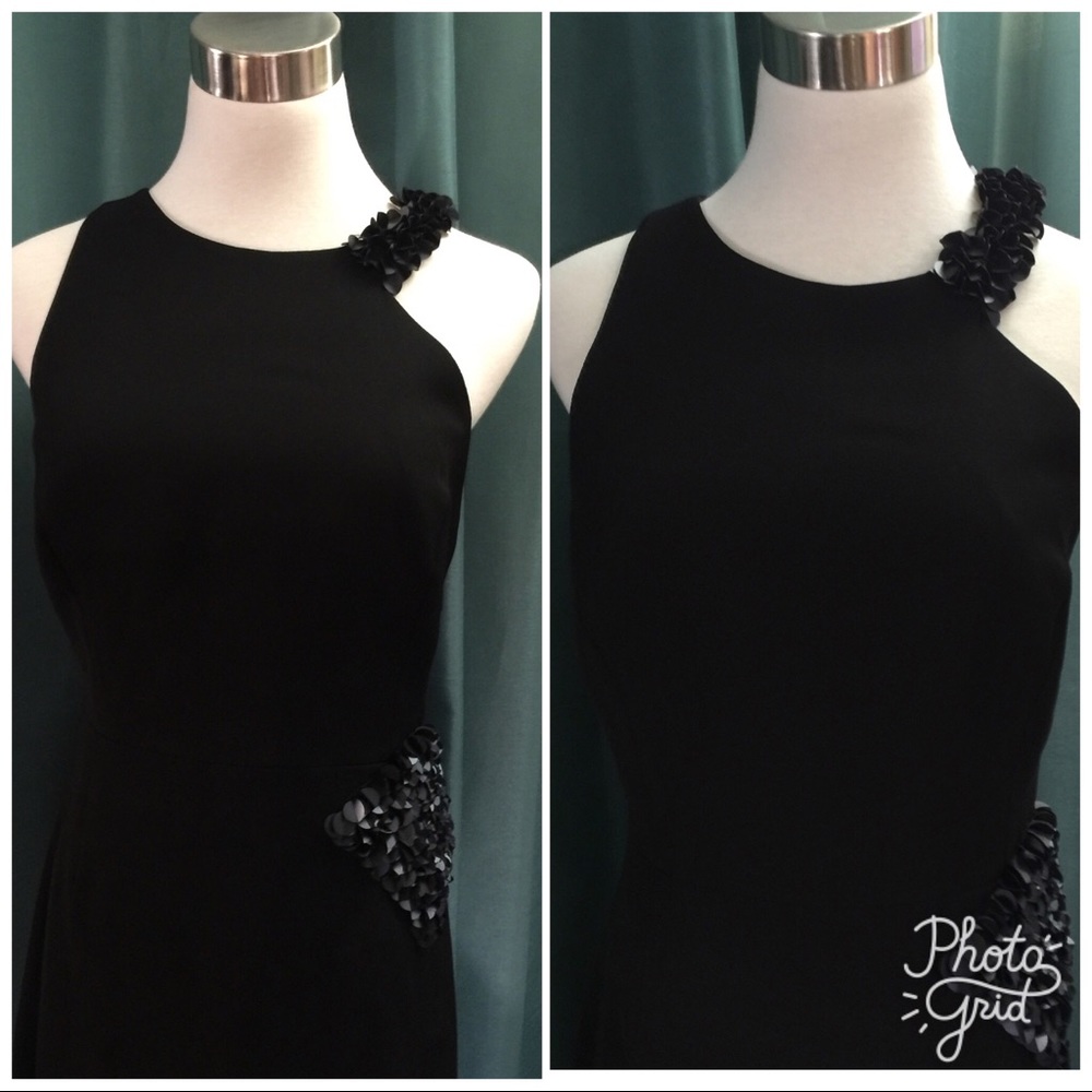 Halston Heritage halter little mini dress - Picture 3 of 5