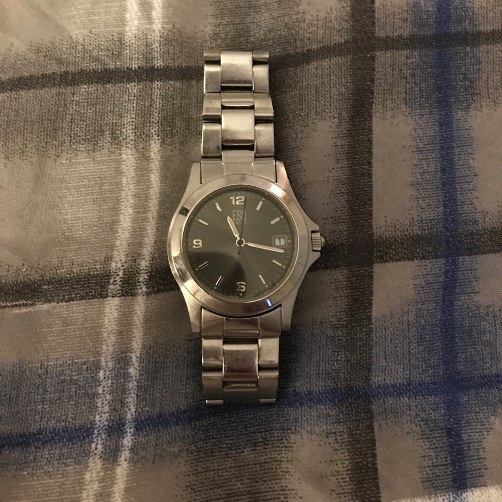Silver ESQ men's watch model #E5063