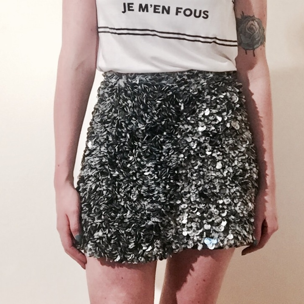 Allsaints Sequence Mini Skirt