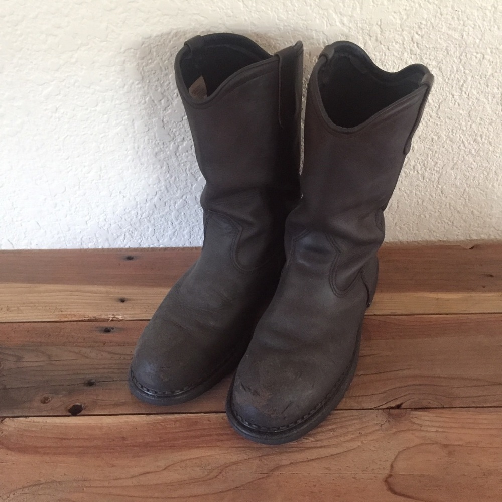 Red Wing Steel-toe Leather Boots