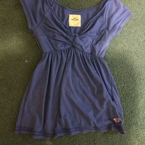 Hollister blue shirt