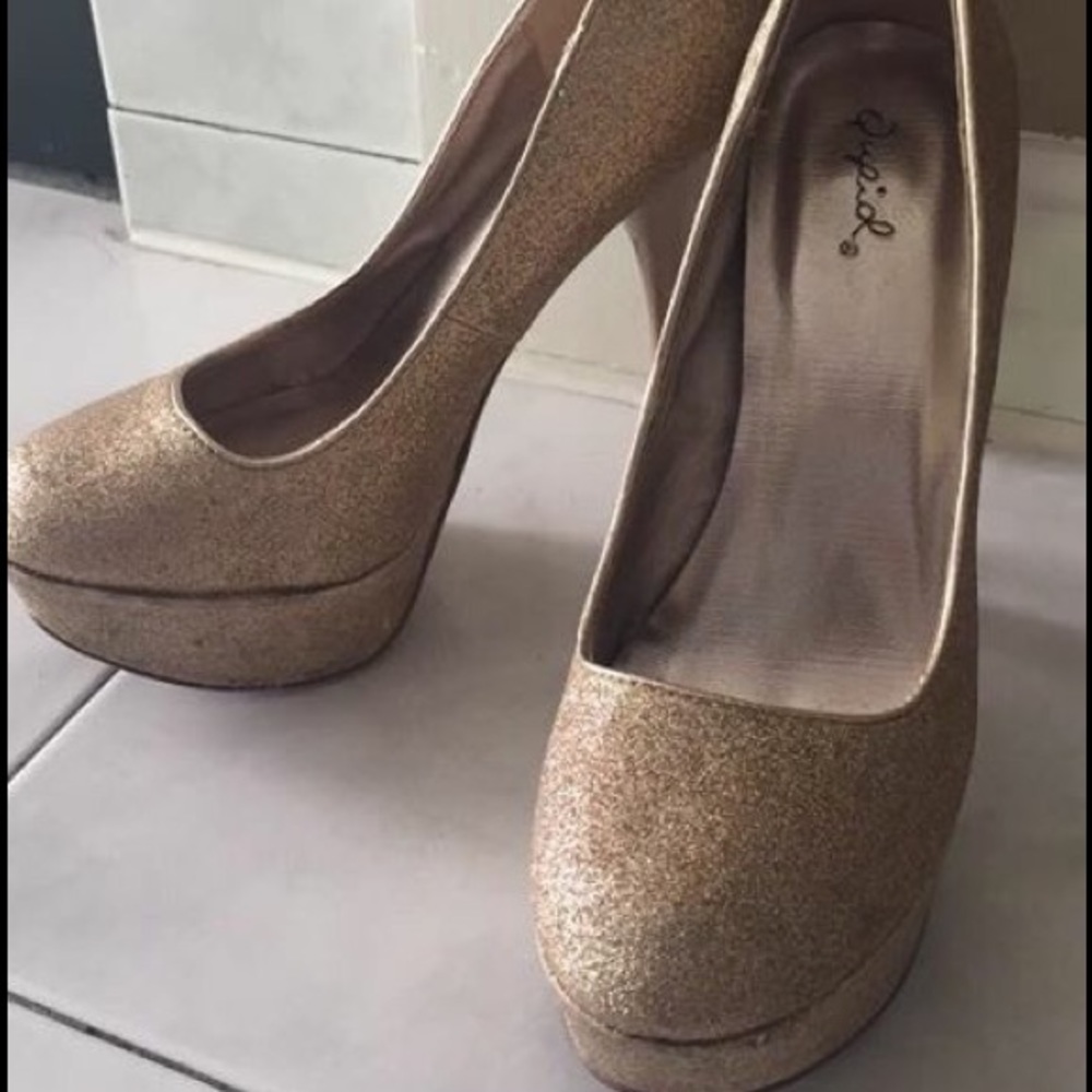 Gold heels
