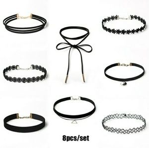 8 choker necklaces brand new
