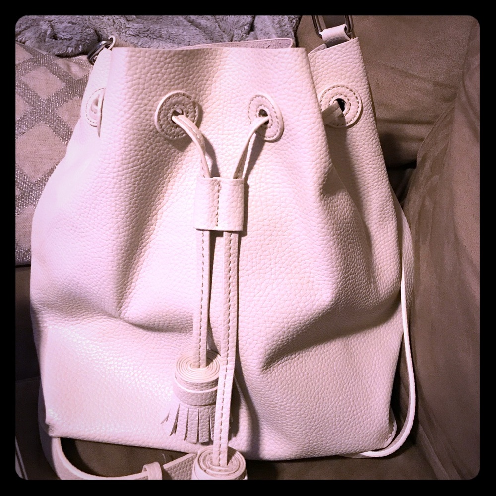 Ivory/cream crossbody bag by Zara