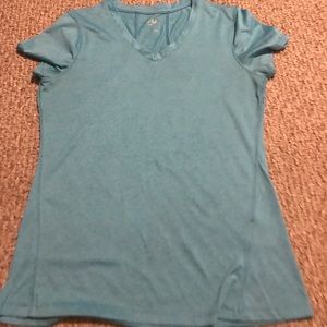 Blue workout shirt