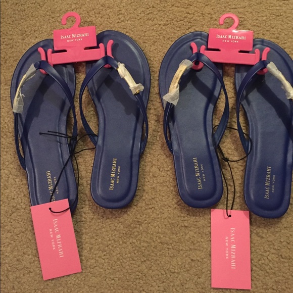 SALE 🎉NWT Isaac Mizrahi Blue Sandals - Picture 4 of 8