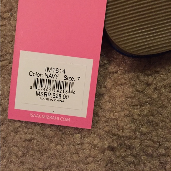 SALE 🎉NWT Isaac Mizrahi Blue Sandals - Picture 5 of 8