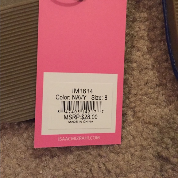 SALE 🎉NWT Isaac Mizrahi Blue Sandals - Picture 7 of 8