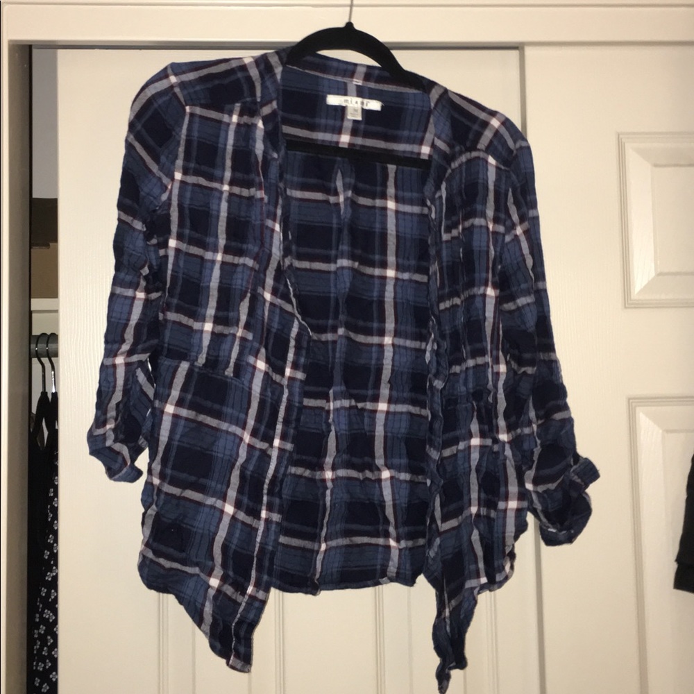 Blue flannel
