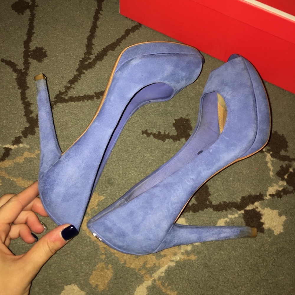 🚫COACH light blue heels🚫 - Picture 6 of 7