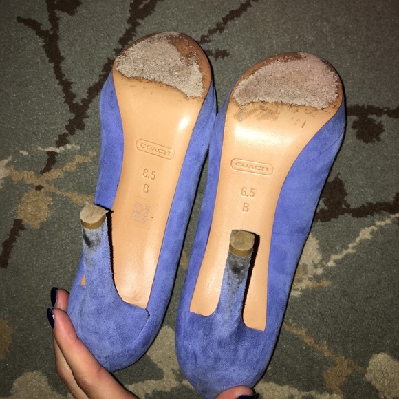 🚫COACH light blue heels🚫 - Picture 7 of 7