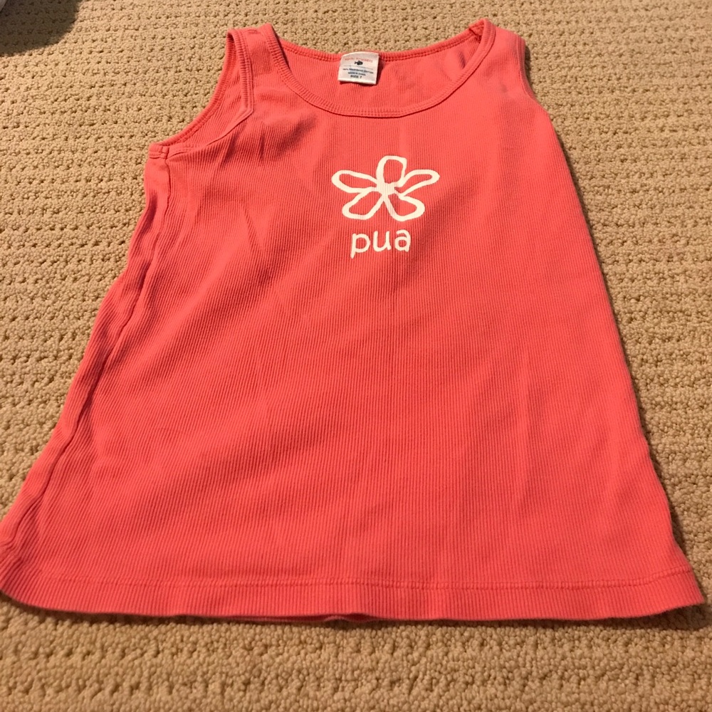 Peach girls 7 tank top (Pua=Flower)🌺