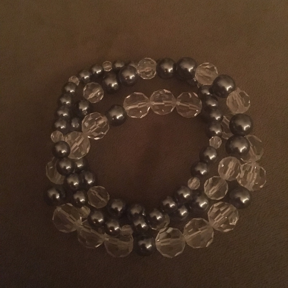 New York & Company 3 Strand Bracelet EUC