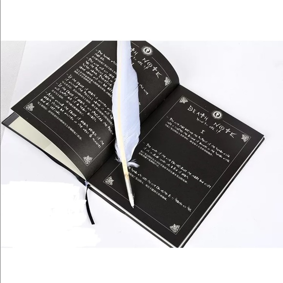 New anime death note 2pcs set notebook&feather pen - Picture 1 of 4