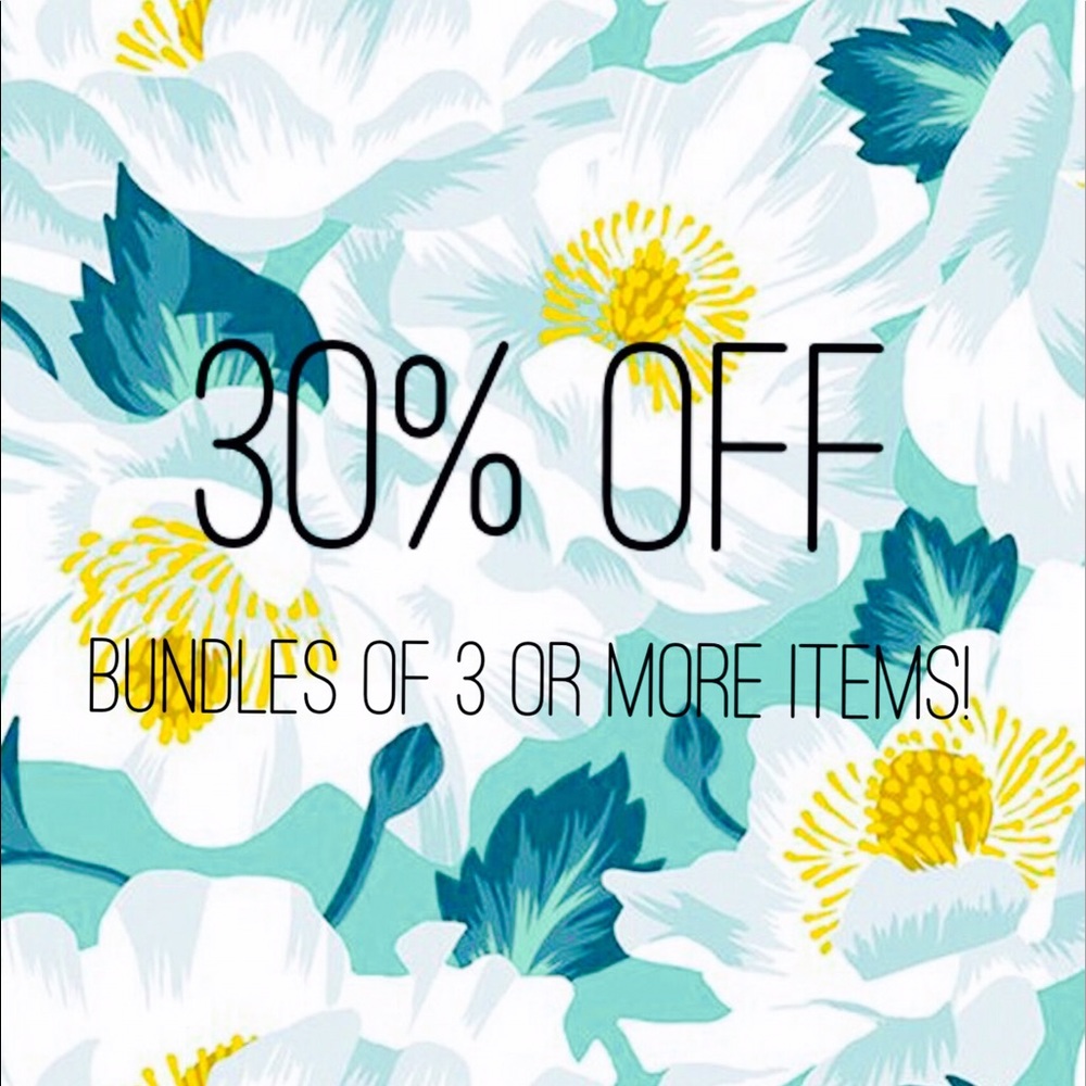 30% Off of Three or More Items!