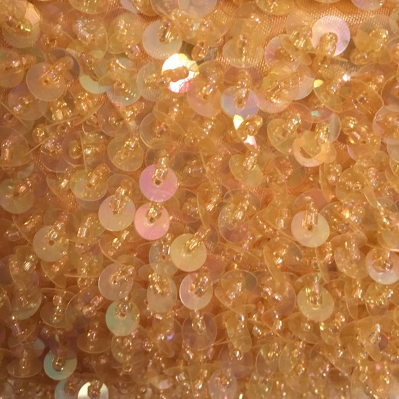 Yellow Sequin/Beaded Purse - Picture 4 of 8