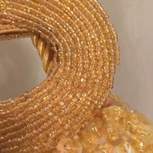 Yellow Sequin/Beaded Purse