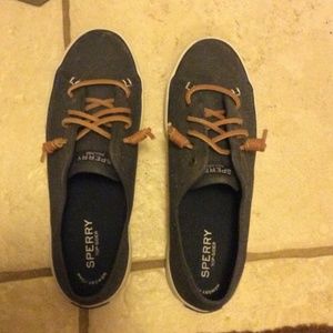 Navy blue top sider Sperrys