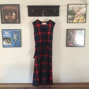 Pendleton Plaid Midi Dress w/ Pockets
