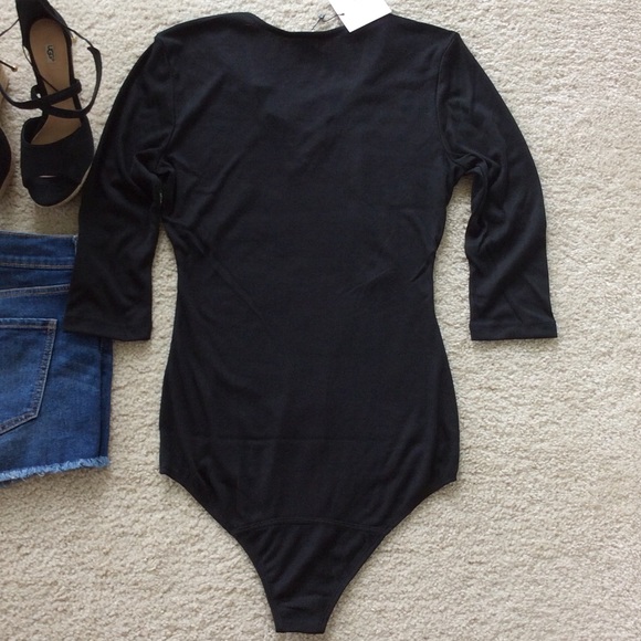 Jack by BB Dakota Aura Lace Up Bodysuit - Picture 6 of 6