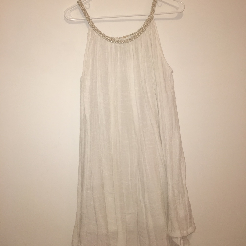 White Sun Dress/Bathing Suit Cover-Up