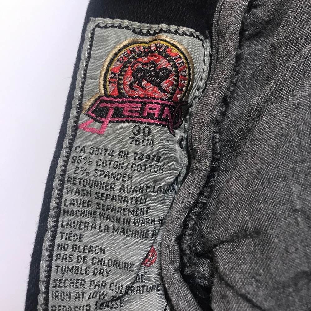 Vintage PARASUCO black high waisted shorts - Picture 3 of 3