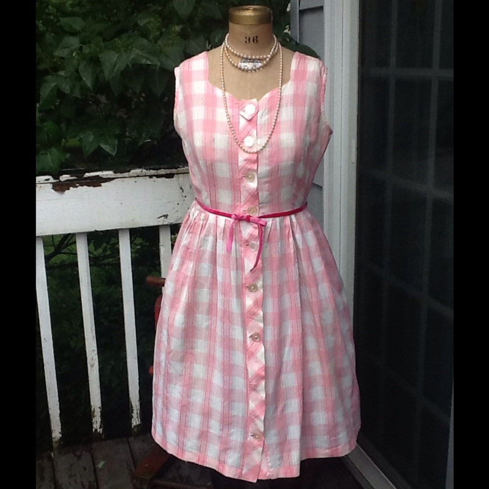 VTG 1950s Pin-Up Party/Day Dress
