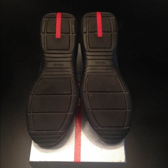 Men\'s Prada Shoes 10.5 gray/leather main image 4