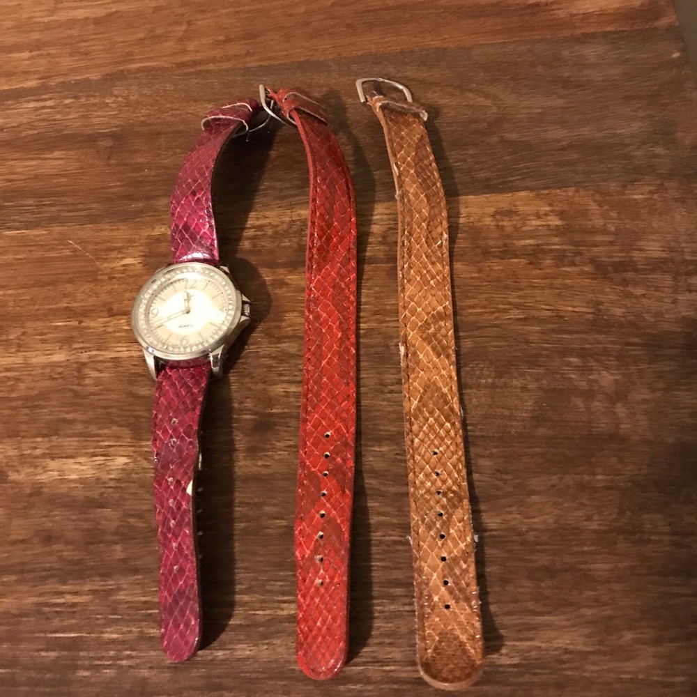 Watch with replacement bands