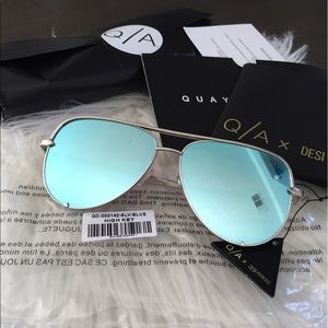 Quay x Desi Perkins High Key Silver/Blue