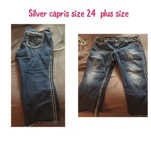 Silver brand capris