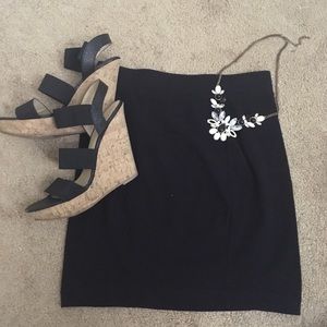 Black Body-con Skirt