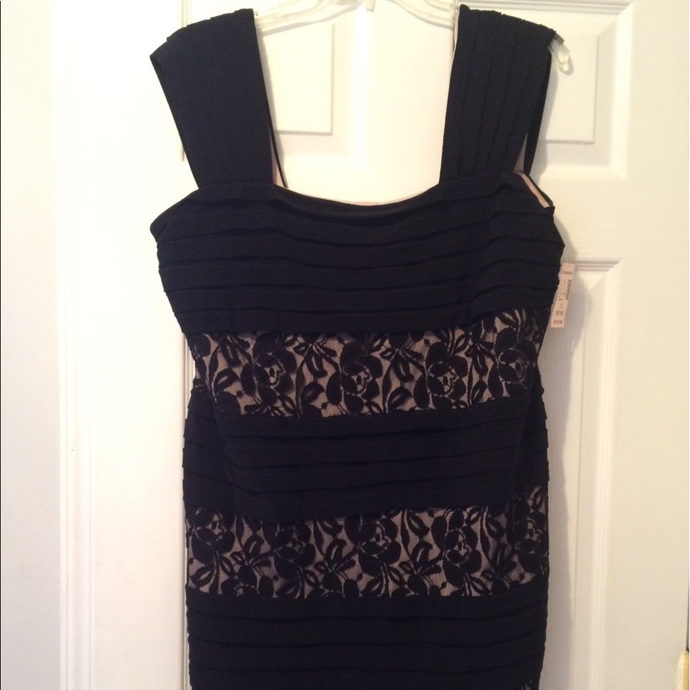 Black cocktail dress