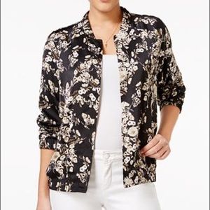 Guess floral bomber jacket