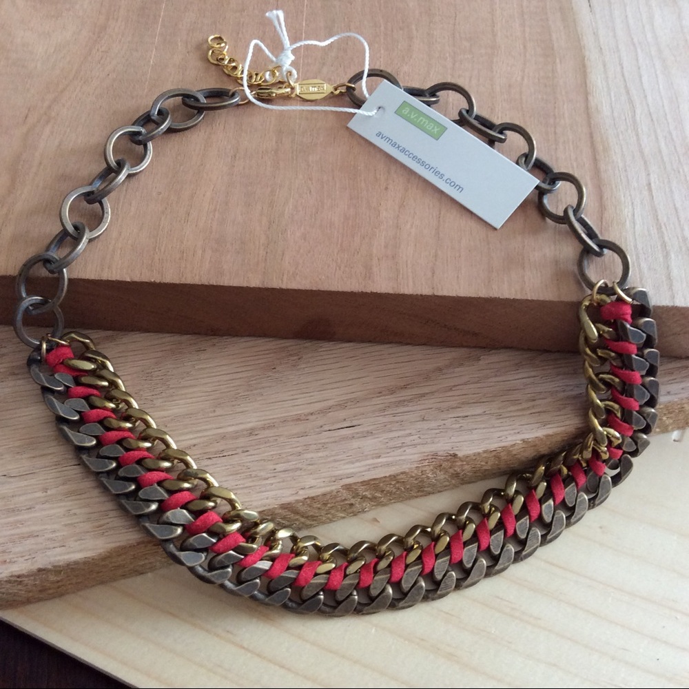 Av Max Chain collar necklace