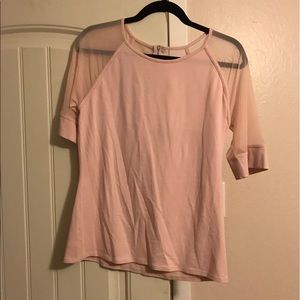 Express large pink blouse size L NWOT