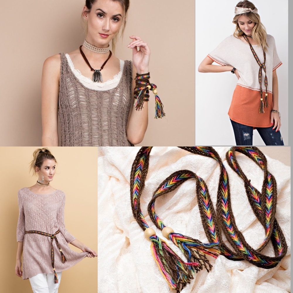 SALE!!! MULTI COLORED BELT~ - Picture 2 of 6