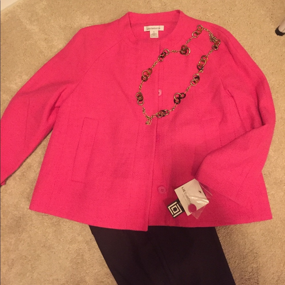 Liz Claiborne Cropped Jacket